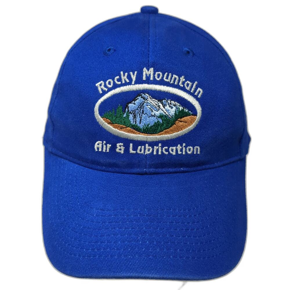 OTTO Baseball Cap Blue One Size Rocky Mountain Air Lubrication Strapback Hat